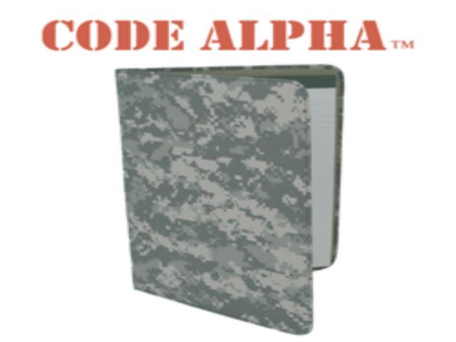 ACU camo letter sized padfolio