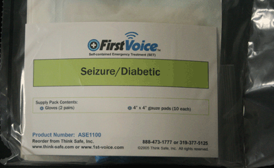 Seizure/Diabetic Replacement Pac