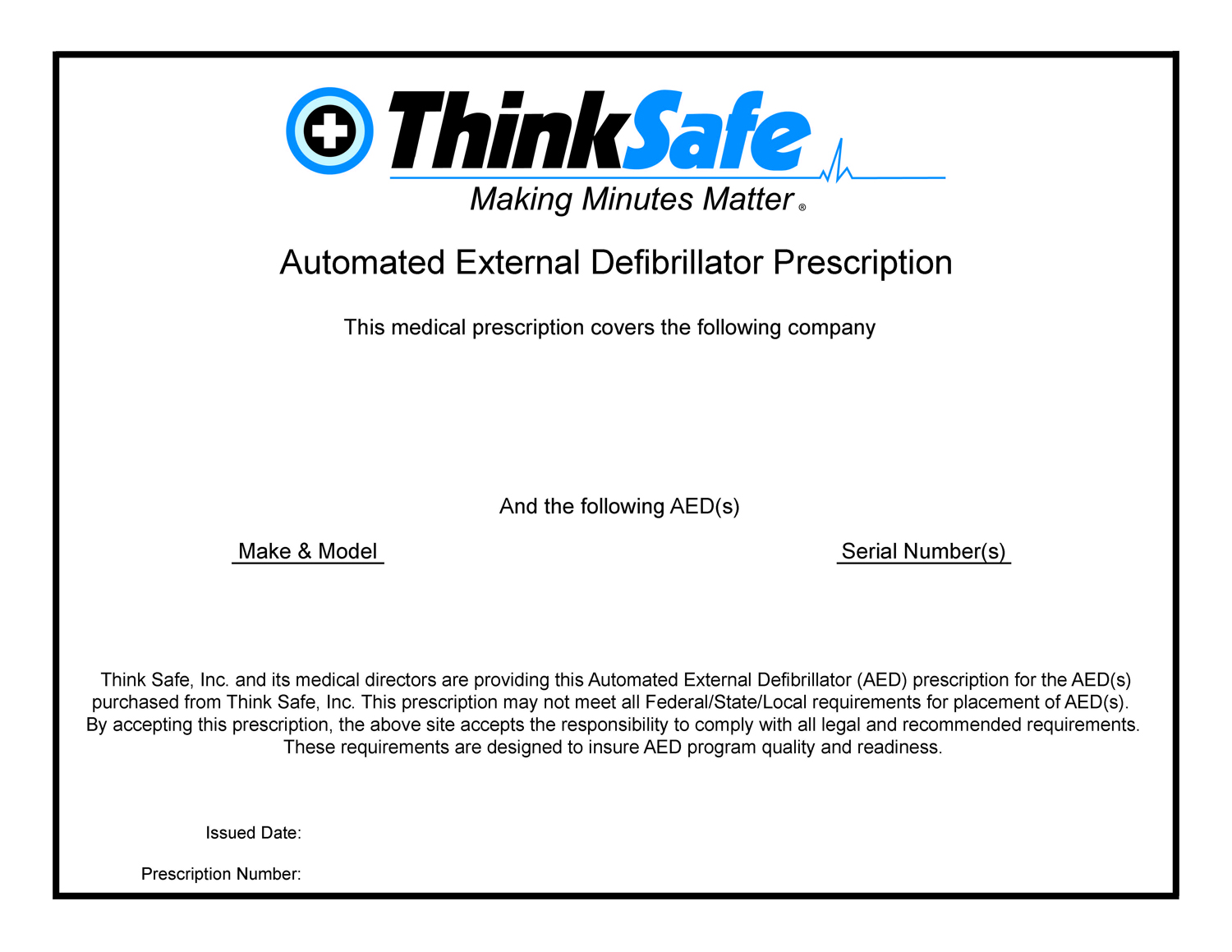 AED Prescription