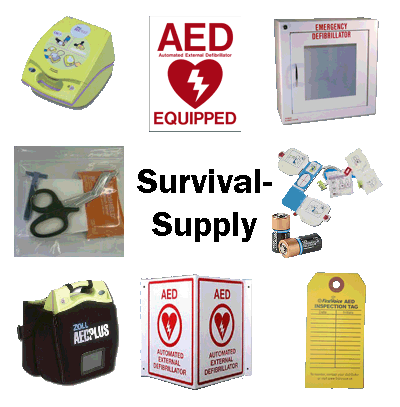 AED For Schools Survival Kits, emergency supply, emergency kits, survival information, survival equipment, child survival guide, survival, army, navy, store, gas, mask, preparedness, food storage, terrorist, terrorist disaster planning, emergency, survivalism, survivalist, survival, center, foods