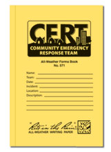 All weather 48 page CERT standard forms book