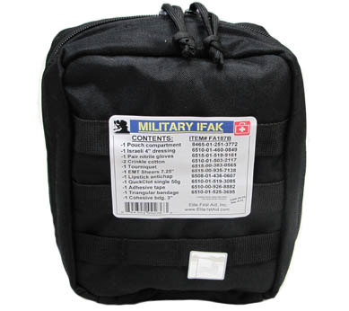 Military Individual First Aid Bag Only