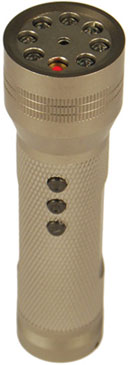 INFRARED LED FLASHLIGHT HIDDEN CAMERA WITH BUILT-IN DVR & LASER POINTER