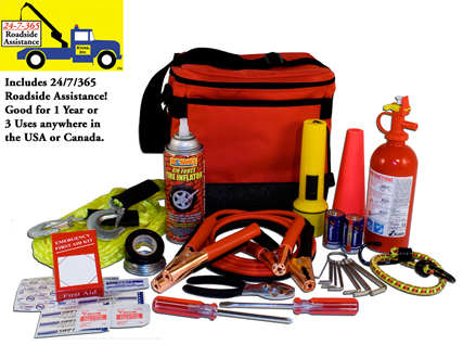 Car Emergency Kit With Fire Extinguisher