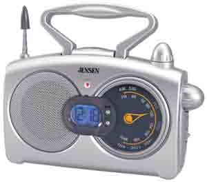 AM/FM Weather Band Radio with Storm Alert and Digital Clock