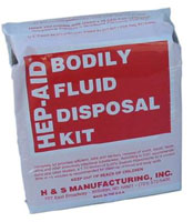 HIV Disposal Kit - 1 Person - Case of 12