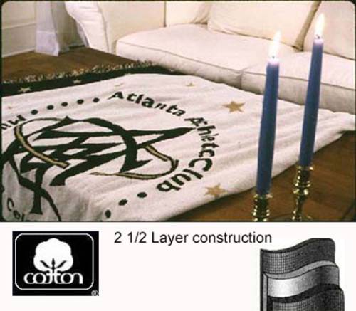 48"x60" Two and one half layer blanket throw