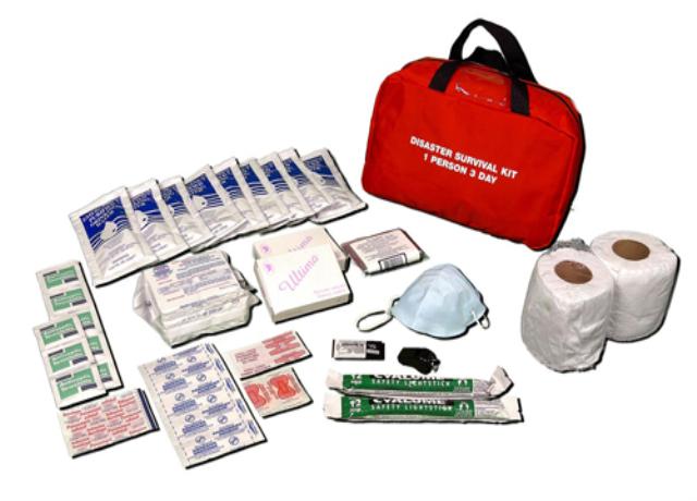 1-Person 3-Day Survival Fanny Kit