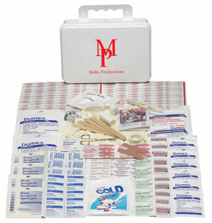 Office First Aid Kit in Plastic Case