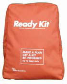 Orange colored 600-denier nylon backpacks (Case of 50)