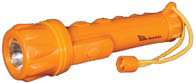 A case of water-resistant, 2 AA-cell battery-operated flashlights (180 Pieces/case)
