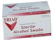 Alcohol Wipes (Medium) - Box of 100