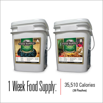 208 Servings Emergency Food Supply<br>Complete Emergency Solution<br>Free Shipping!