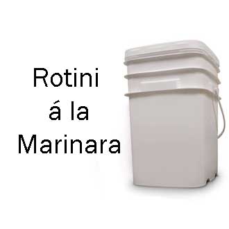 Rotini a la Marinara Bucket <br> 100 Servings! <br> Free Shipping!!! </br>