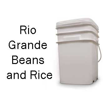 Rio Grande Beans and Rice Bucket <br> 60 Servings! <br> Free Shipping!!! </br>
