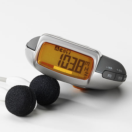 Talking Pedometer with FM Radio