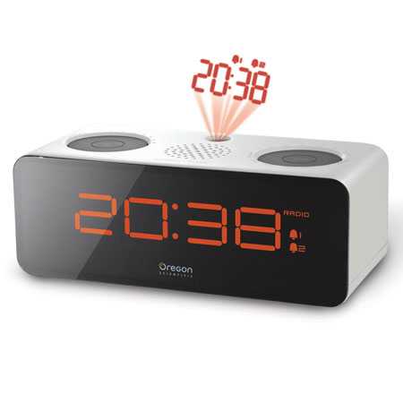 AM/FM Radio Projection Clock