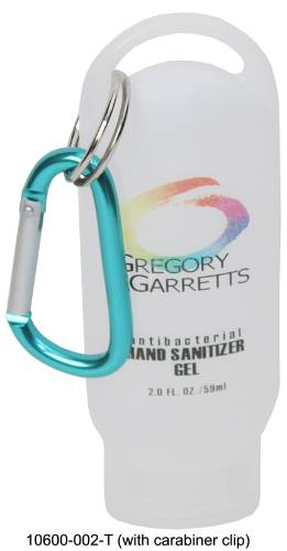 2.0 oz Non-Alcohol Based Antibacterial Hand Sanitizing Gel in Tottle Bottle