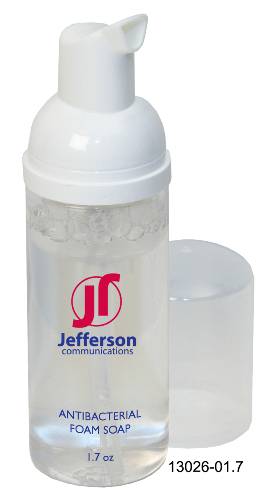 1.7 oz. Clear Alcohol Antibacterial Foam Sanitizer in Mini Foamer