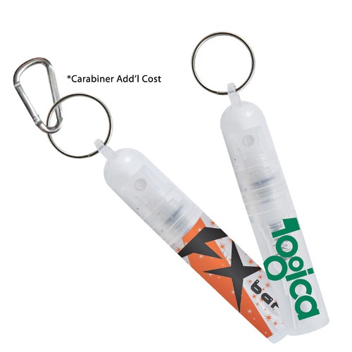 Mini Antibacterial Hand Sanitizer Spray + Key Chain