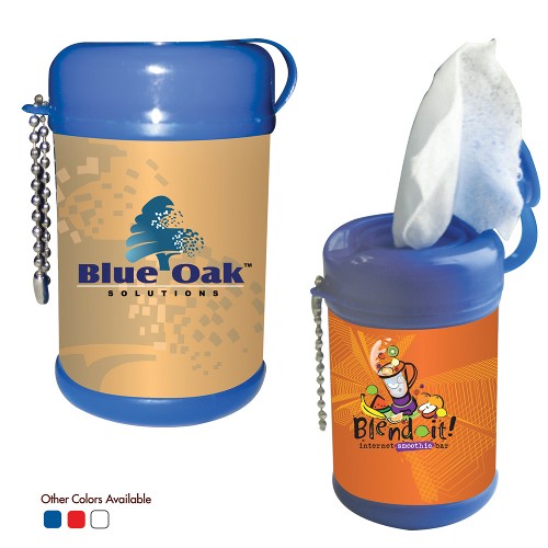 Tek-Wipes Antibacterial Hand Sanitizer Wet Wipes in Canister