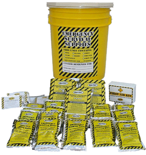 4- Person Economy Honey Bucket Kit - 72 hours kit
