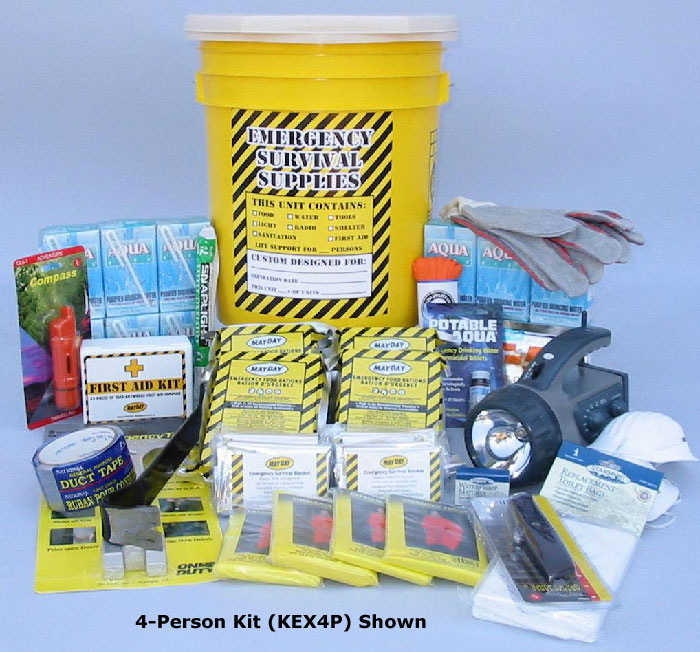 1 Person Deluxe Emergency Honey Bucket Kit