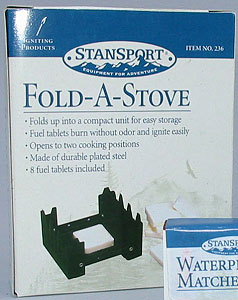 Portable Stove with 16 Fuel Tablets set of 6