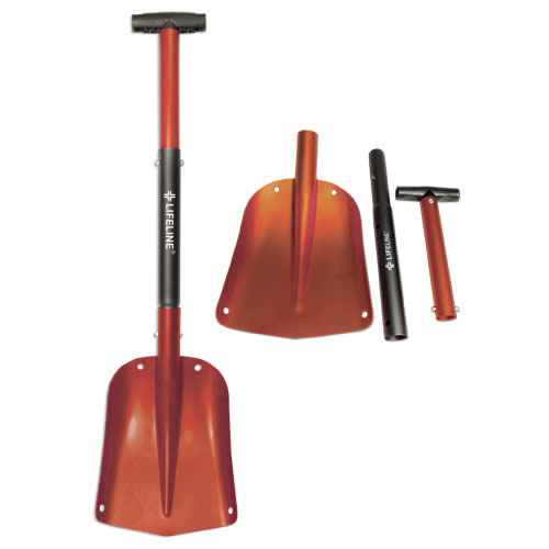Aluminum Sport Utility Shovel - Red