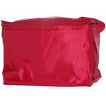 Red Vinyl Cooler Bag without Lettering