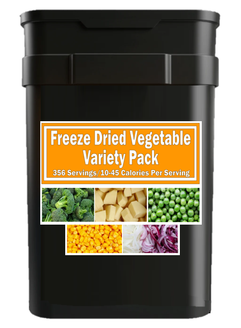 Freeze Dried Vegetable Variety <BR> Premium Food Supply <BR> Shipping included!