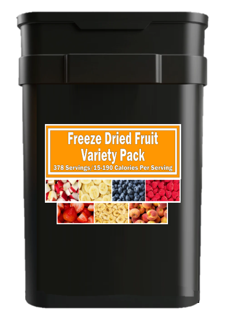 Freeze Dried Fruit Variety <BR> Premium Emergency Food Supply <BR> Shipping Included!