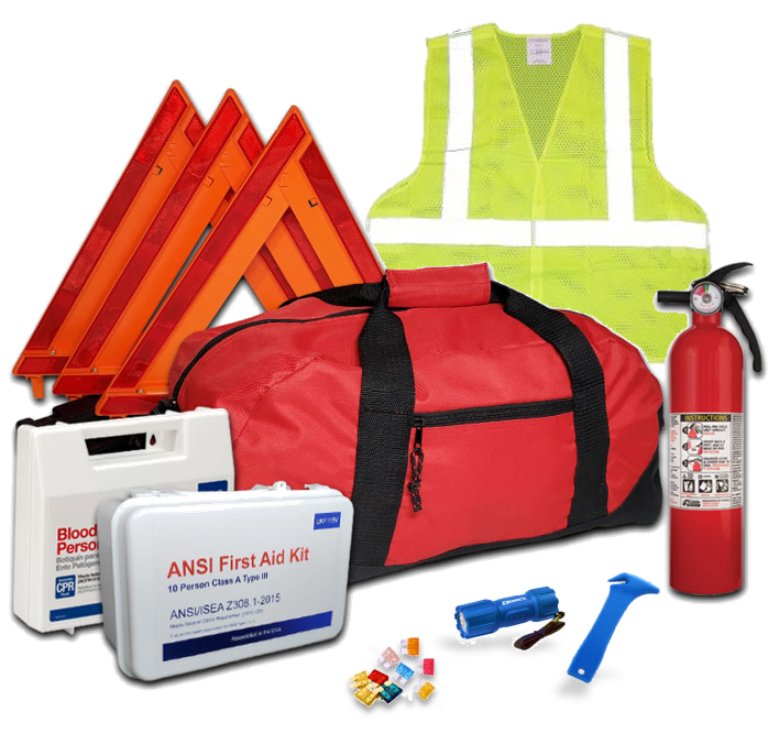 Advanced NEMT DOT OSHA Compliant All-in-One Kit with 2.5 lb Fire Extinguisher Shipping Included