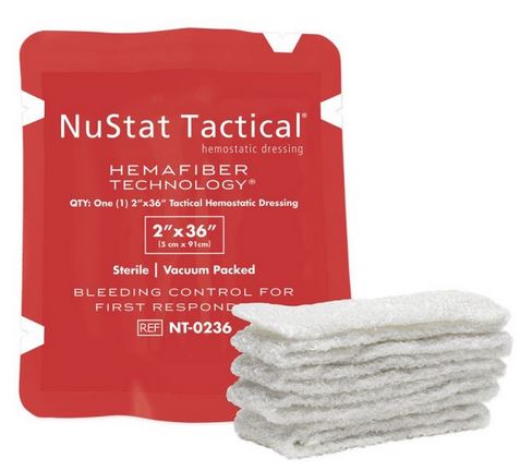 NuStat Hemostatic Dressing Roll- 2x36