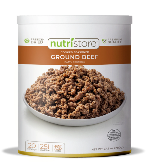 Real Ground Beef Crumble Advantage Pack<BR> 18 Cans- Shipping Included!