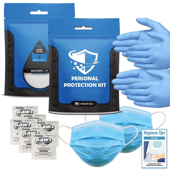2 Way PPE Kit in Bulk- Set of 10<br>Shipping Included