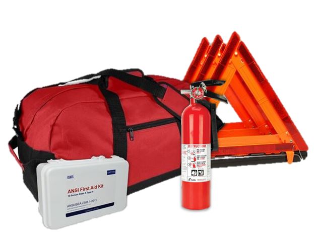 USKITS Electric Car Safety Kit With Halo Fire Extinguisher