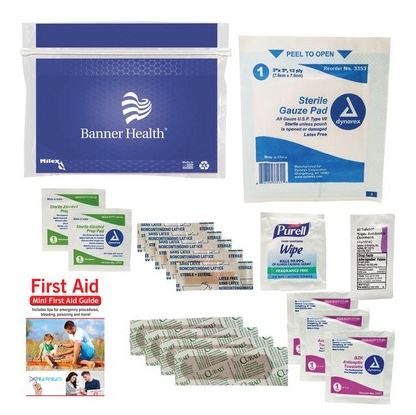 100 Logo Eco-Go First Aid Kits <br>Made in USA <br> Free shipping