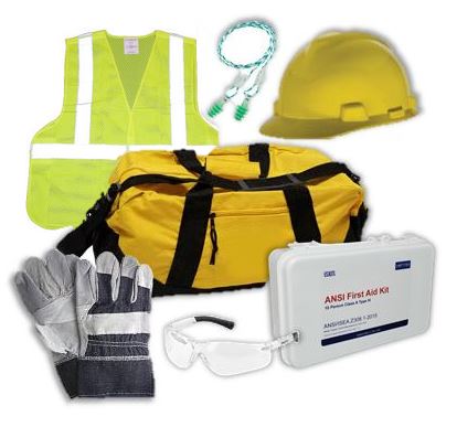USKITS PPE Compliant Kit with First Aid Kit