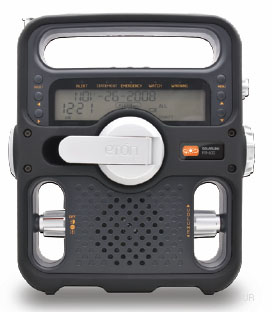 Self-Powered Digital AM/FM/SW/NOAA, S.A.M.E. Weather Radio