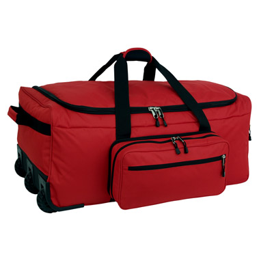Red Wheeled Deployment Bag<br>Shipping Included
