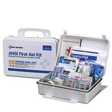 25-Person ANSI-2015 Class A+ Weatherproof First Aid Kit, Plastic