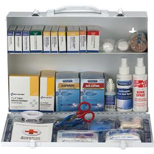 2-Shelf, 75-Person ANSI-2015 Class A+ First Aid Station