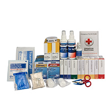 2 Shelf 335 Pc ANSI 2015 Class  A+ First Aid Station Refill
