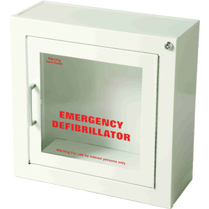 Life Start Series AED Surface Mount Wall Cabinet w/Siren