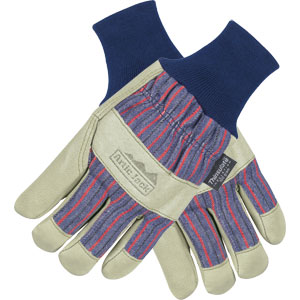 Artic Jack Grain Pigskin, Thinsulate Lined Gloves w/Knit Wrist