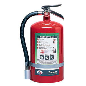 Badger Extra 11 lb Halotron I Fire Extinguisher w/ Wall Hook