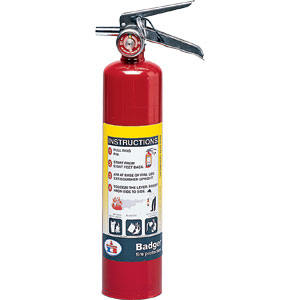 Badger Extra 2 1/2 lb ABC Fire Extinguisher w/ Vehicle Bracket