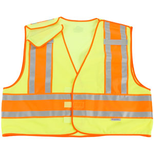 GloWear Public Safety Vest, Lime, L/XL