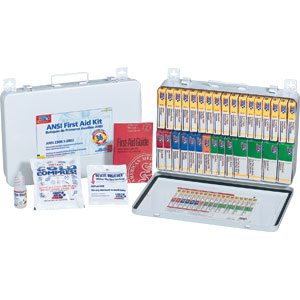 36-Unit ANSI First Aid Kit w/Gasket (Metal)